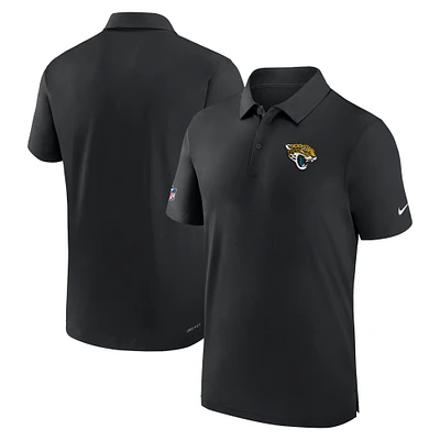 Men's Nike Black Jacksonville Jaguars Sideline Coaches Performance Polo