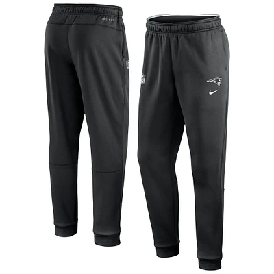 Men's Nike Black New England Patriots 2023 Sideline Performance Jogger Pants