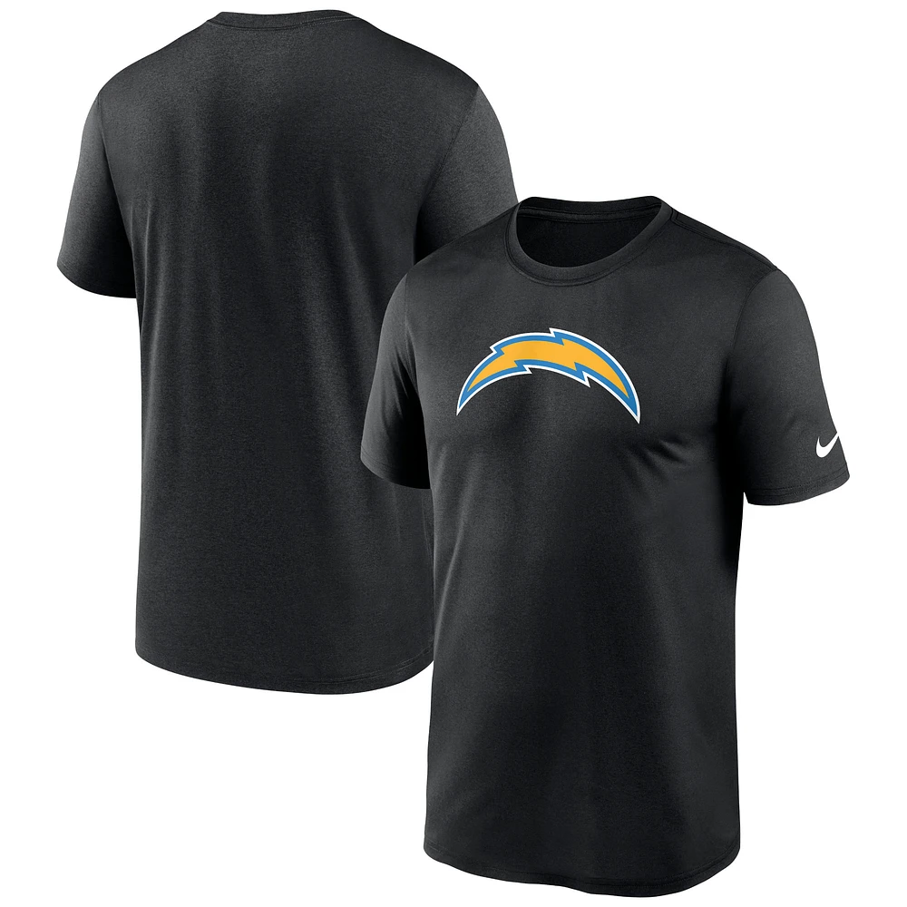 Men's Nike Black Los Angeles Chargers Primetime Legend Logo Performance T-Shirt