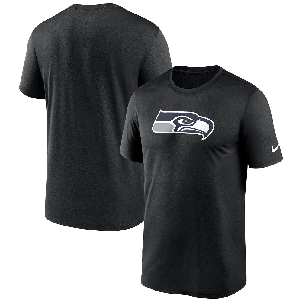 Men's Nike Black Seattle Seahawks Primetime Legend Logo Performance T-Shirt