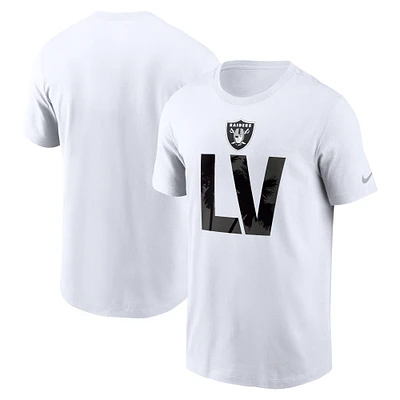 Men's Nike White Las Vegas Raiders Local Essential T-Shirt
