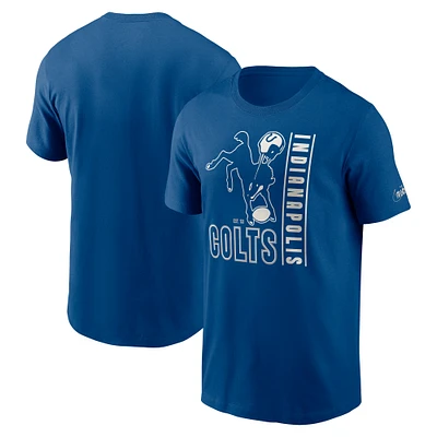 Men's Nike Royal Indianapolis Colts Lockup Essential T-Shirt