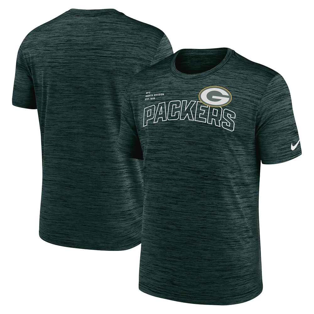 Men's Nike Green Green Bay Packers Velocity Arch Performance T-Shirt