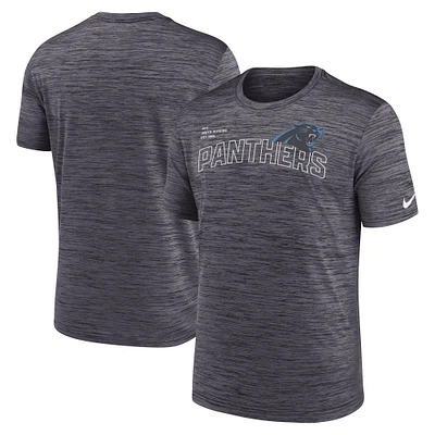 Men's Nike Black Carolina Panthers Velocity Arch Performance T-Shirt