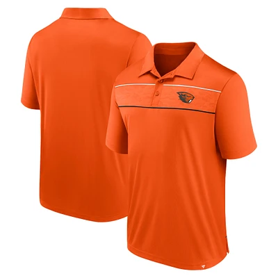Men's Fanatics Orange Oregon State Beavers Defender Polo