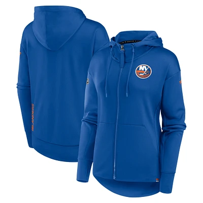 Women's Fanatics Royal New York Islanders Authentic Pro Scuba Full-Zip Hoodie