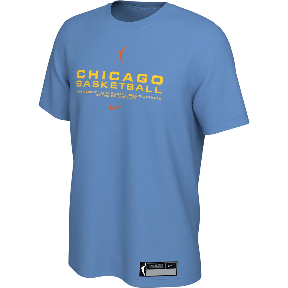 Men's Nike Blue Chicago Sky On-Court Legend Essential Practice Performance T-Shirt