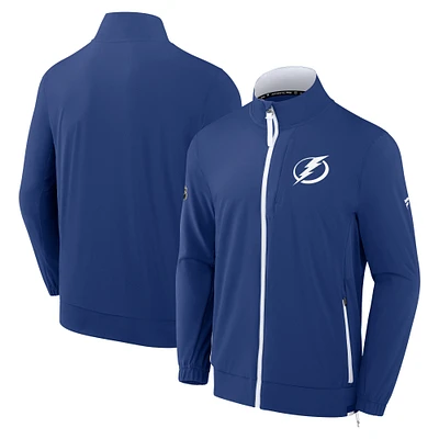 Men's Fanatics Blue Tampa Bay Lightning Authentic Pro Rink Full-Zip Jacket