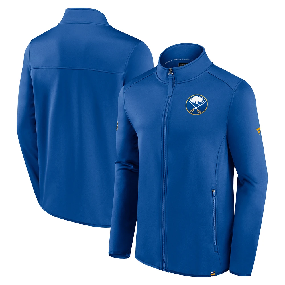 Men's Fanatics Royal Buffalo Sabres Authentic Pro Full-Zip Jacket