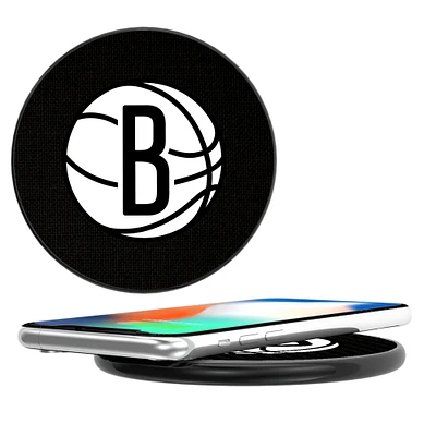 Brooklyn Nets Solid Design 10-Watt Wireless Phone Charger