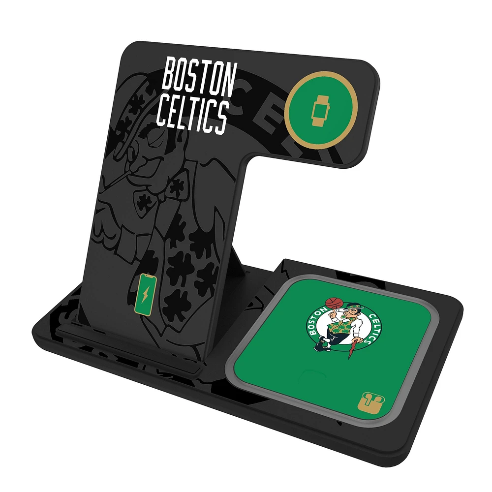 Keyscaper Boston Celtics 3-In-1 Wireless Charger