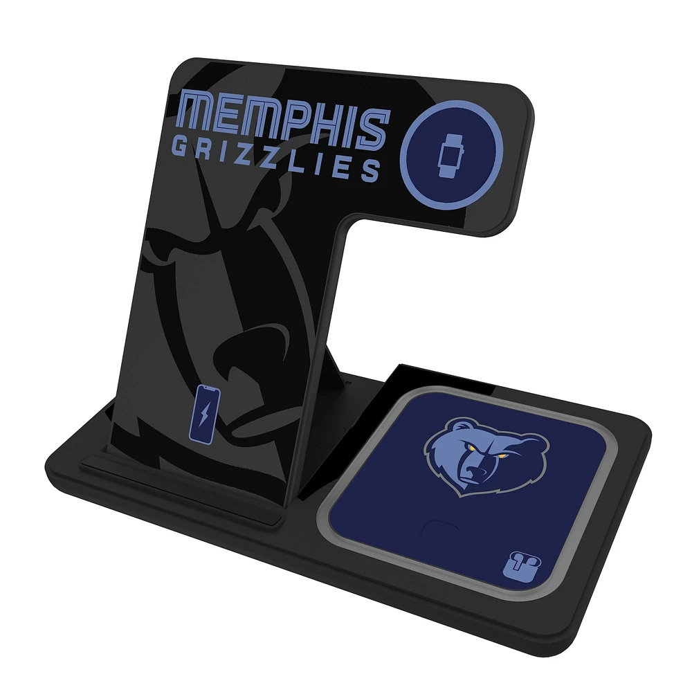 Keyscaper Memphis Grizzlies 3-In-1 Wireless Charger