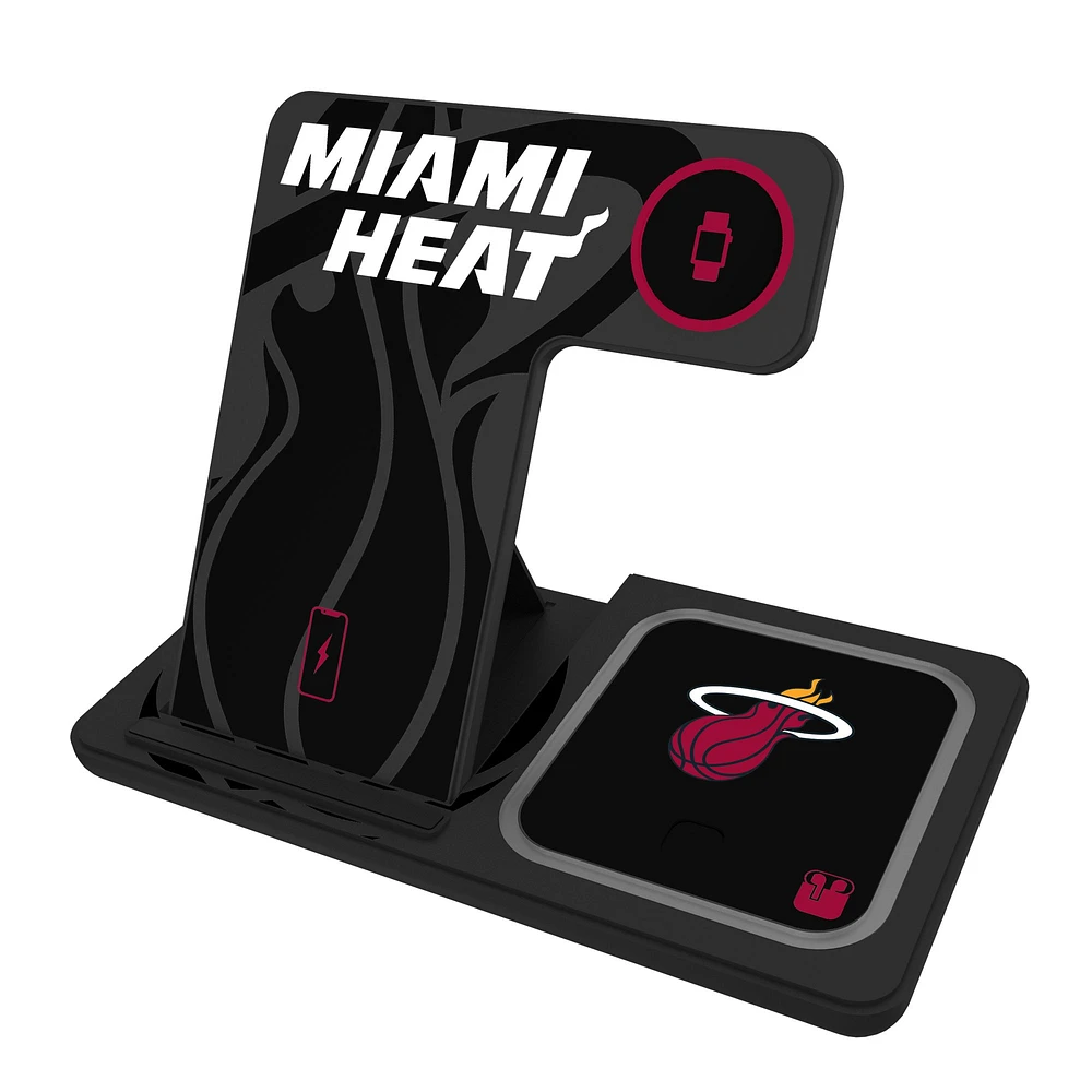 Keyscaper Miami Heat 3-In-1 Wireless Charger