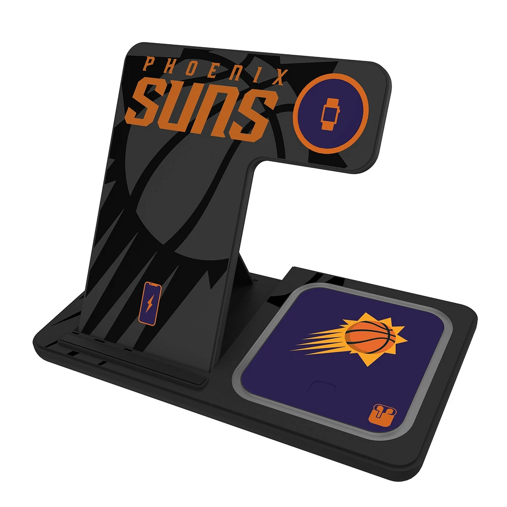 Keyscaper Phoenix Suns 3-In-1 Wireless Charger