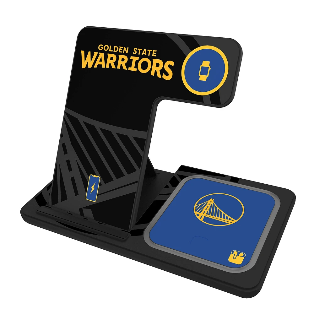 Keyscaper Golden State Warriors 3-In-1 Wireless Charger