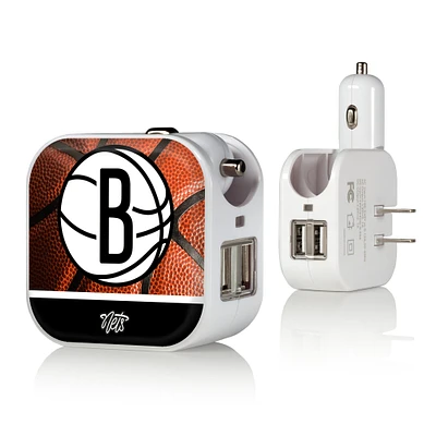 Brooklyn Nets Basketball Design USB Charger