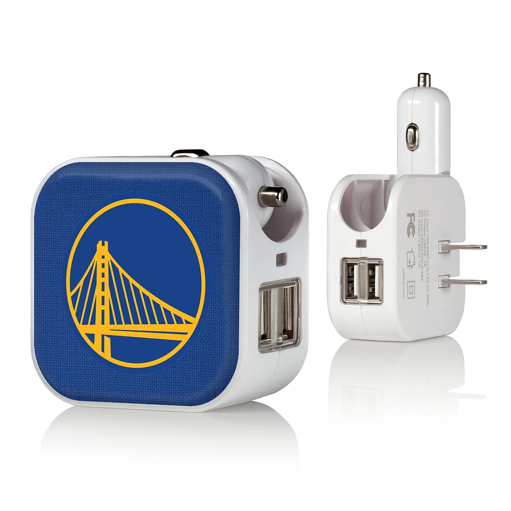 Golden State Warriors Solid Design USB Charger