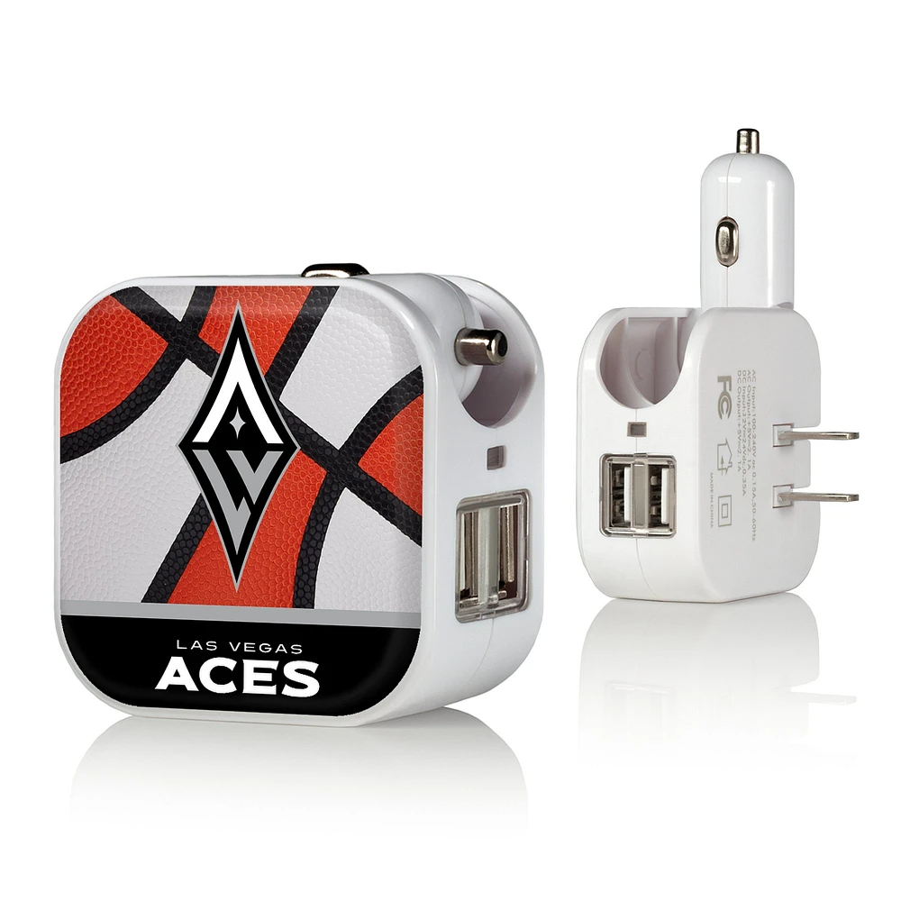 Las Vegas Aces Basketball Design USB Charger