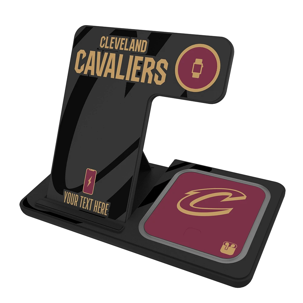 Cleveland Cavaliers Personalized 3-in-1 Charging Station