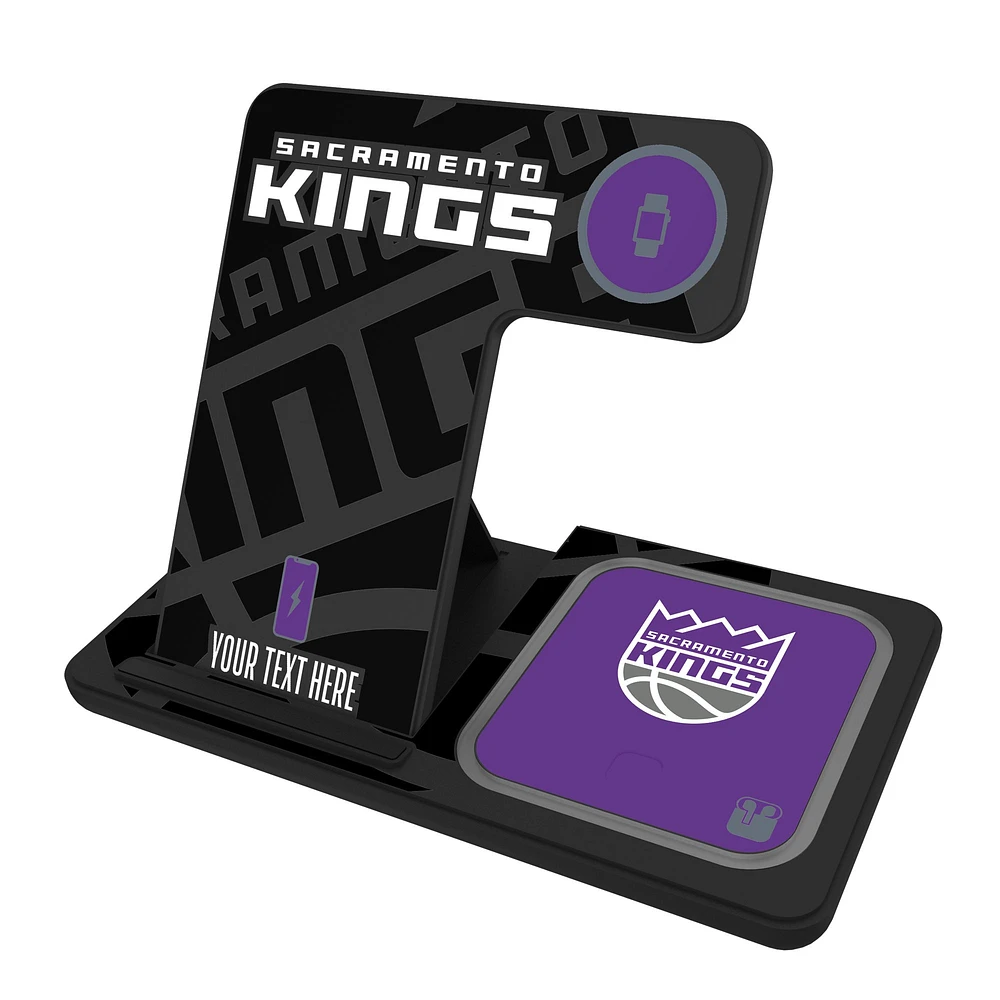 Sacramento Kings Personalized 3-in-1 Charging Station
