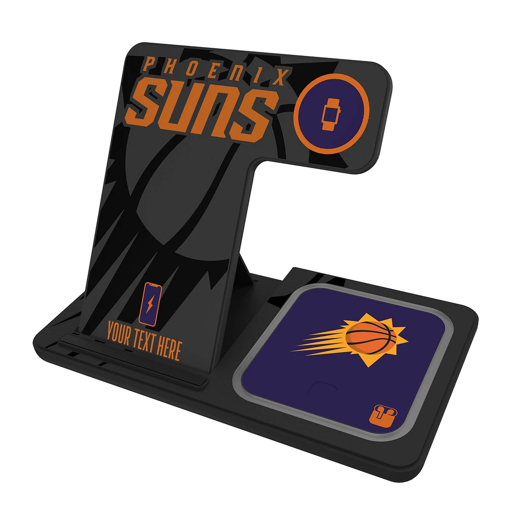 Phoenix Suns Personalized 3-in-1 Charging Station