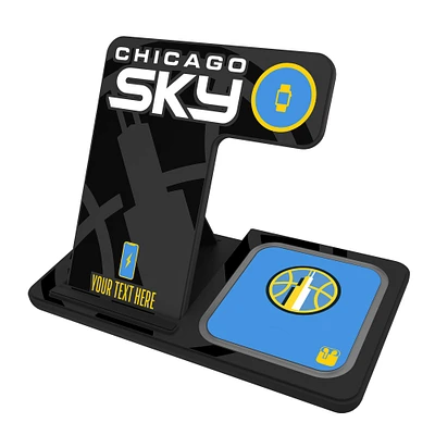 Chicago Sky Personalized 3-in-1 Charging Station
