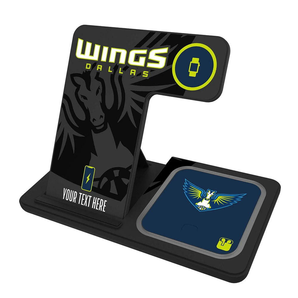 Dallas Wings Personalized 3-in-1 Charging Station