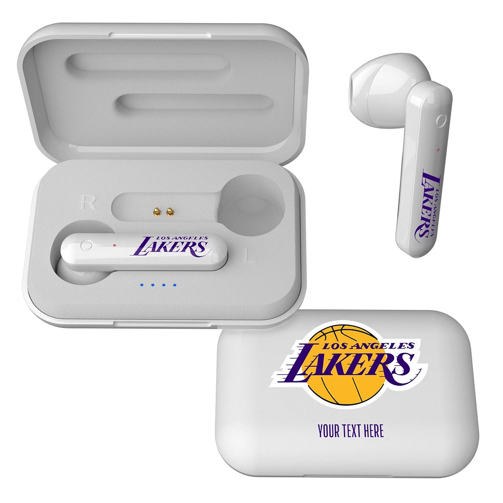 Los Angeles Lakers Personalized Insignia Design Wireless Earbuds