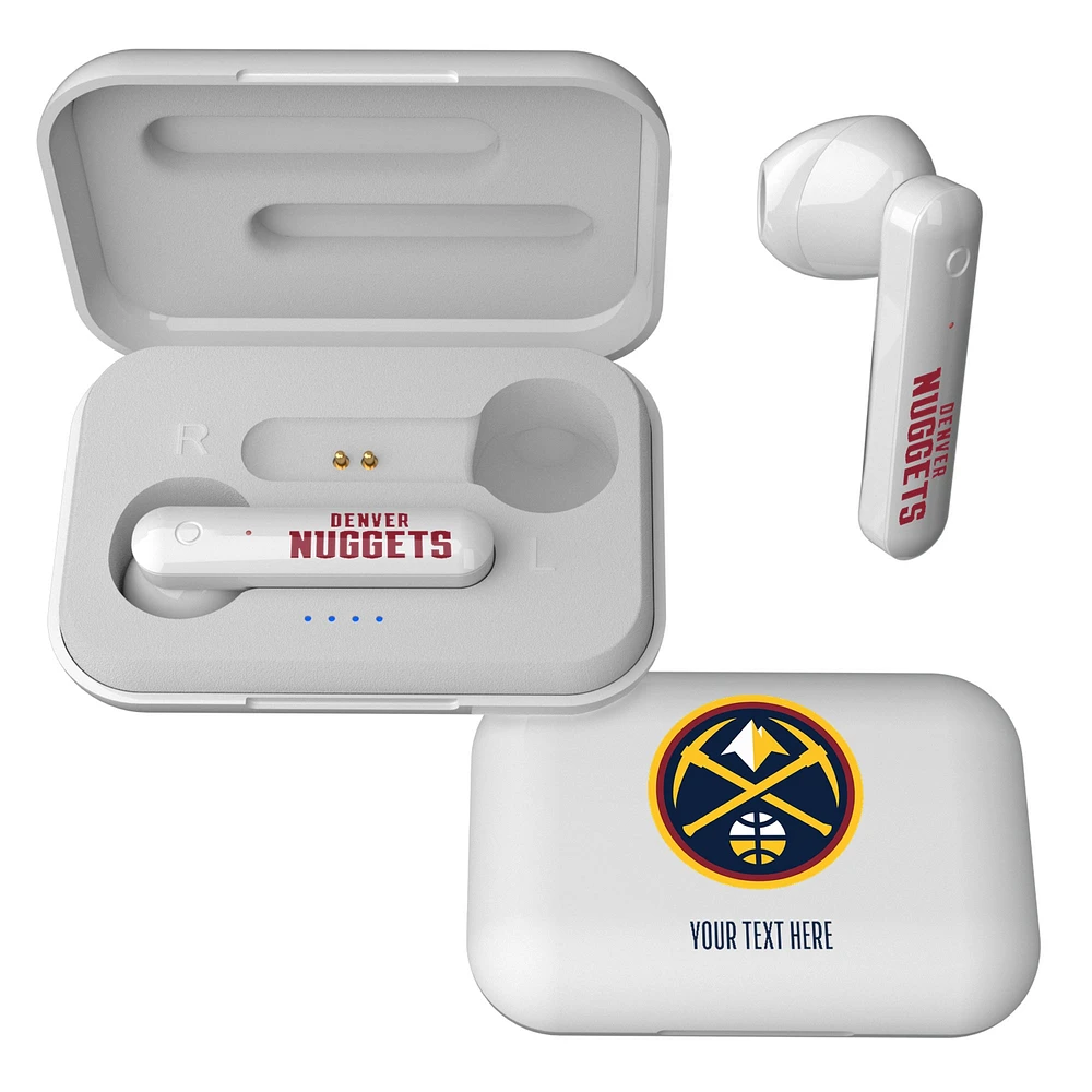 Denver Nuggets Personalized Insignia Design Wireless Earbuds