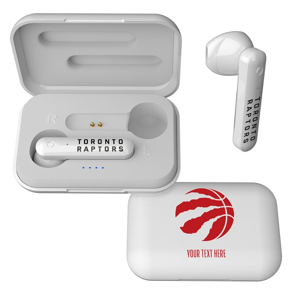 Toronto Raptors Personalized Insignia Design Wireless Earbuds