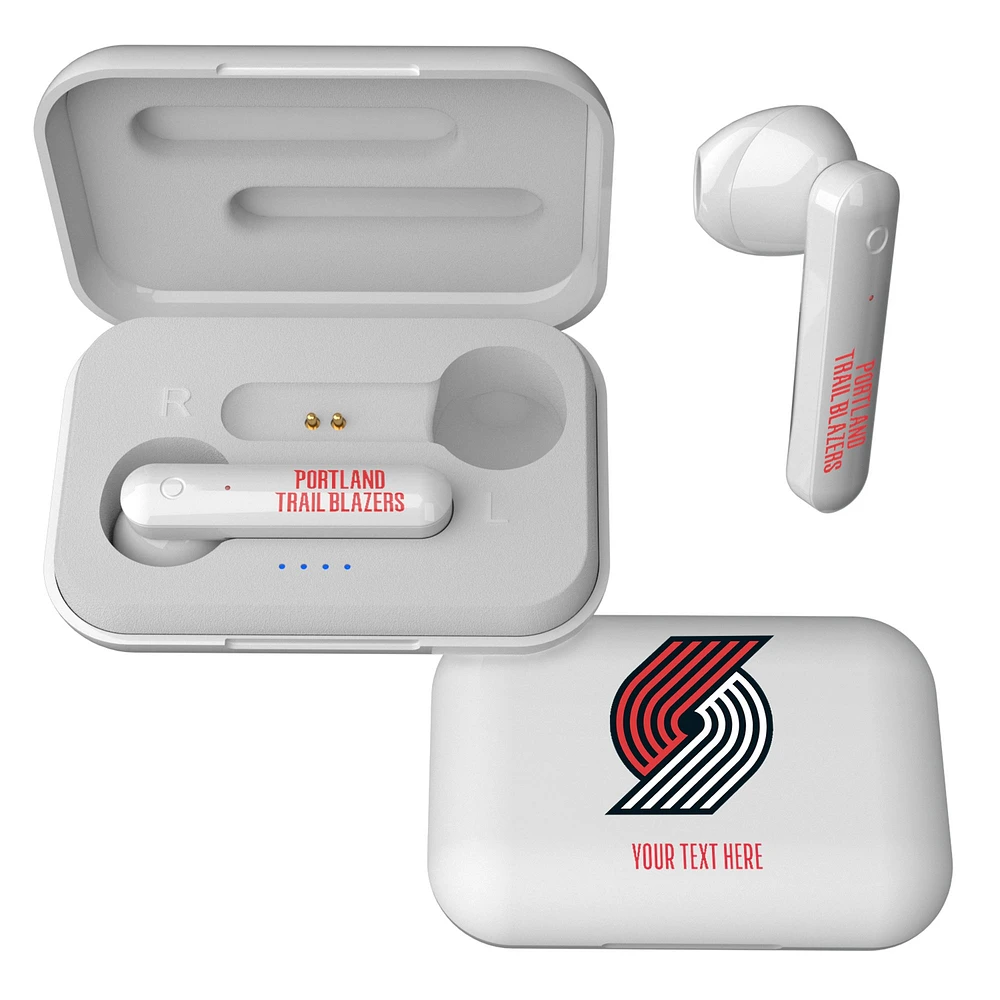 Portland Trail Blazers Personalized Insignia Design Wireless Earbuds