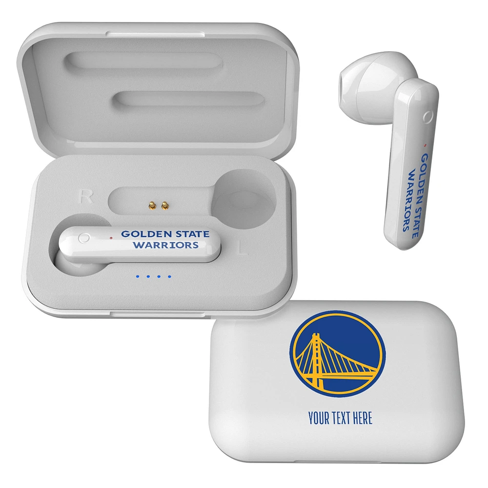 Golden State Warriors Personalized Insignia Design Wireless Earbuds