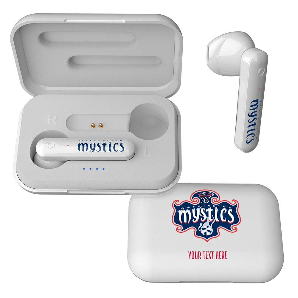 Keyscaper Washington Mystics Personalized True Wireless Earbuds