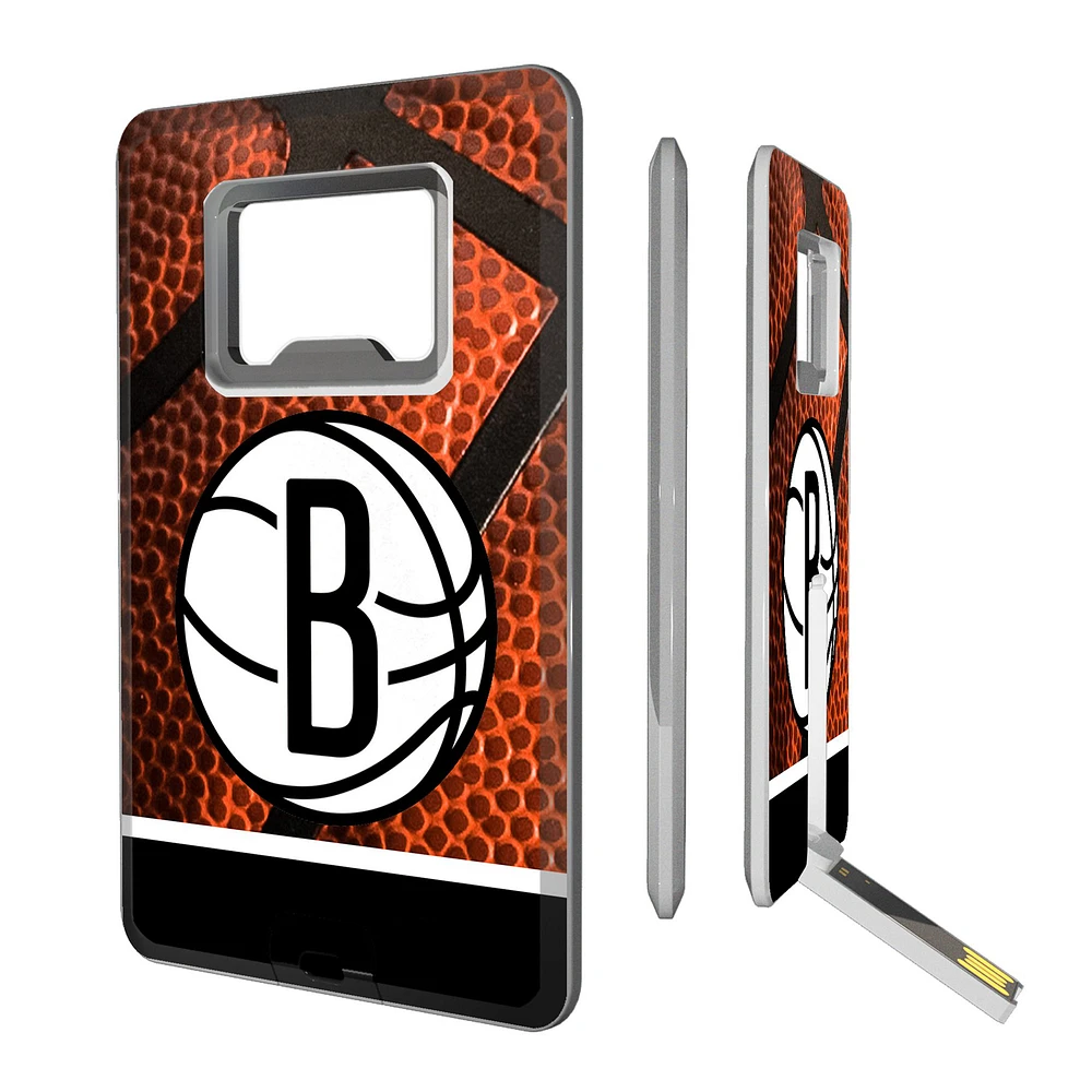 Brooklyn Nets Basketball Credit Card USB Drive & Bottle Opener