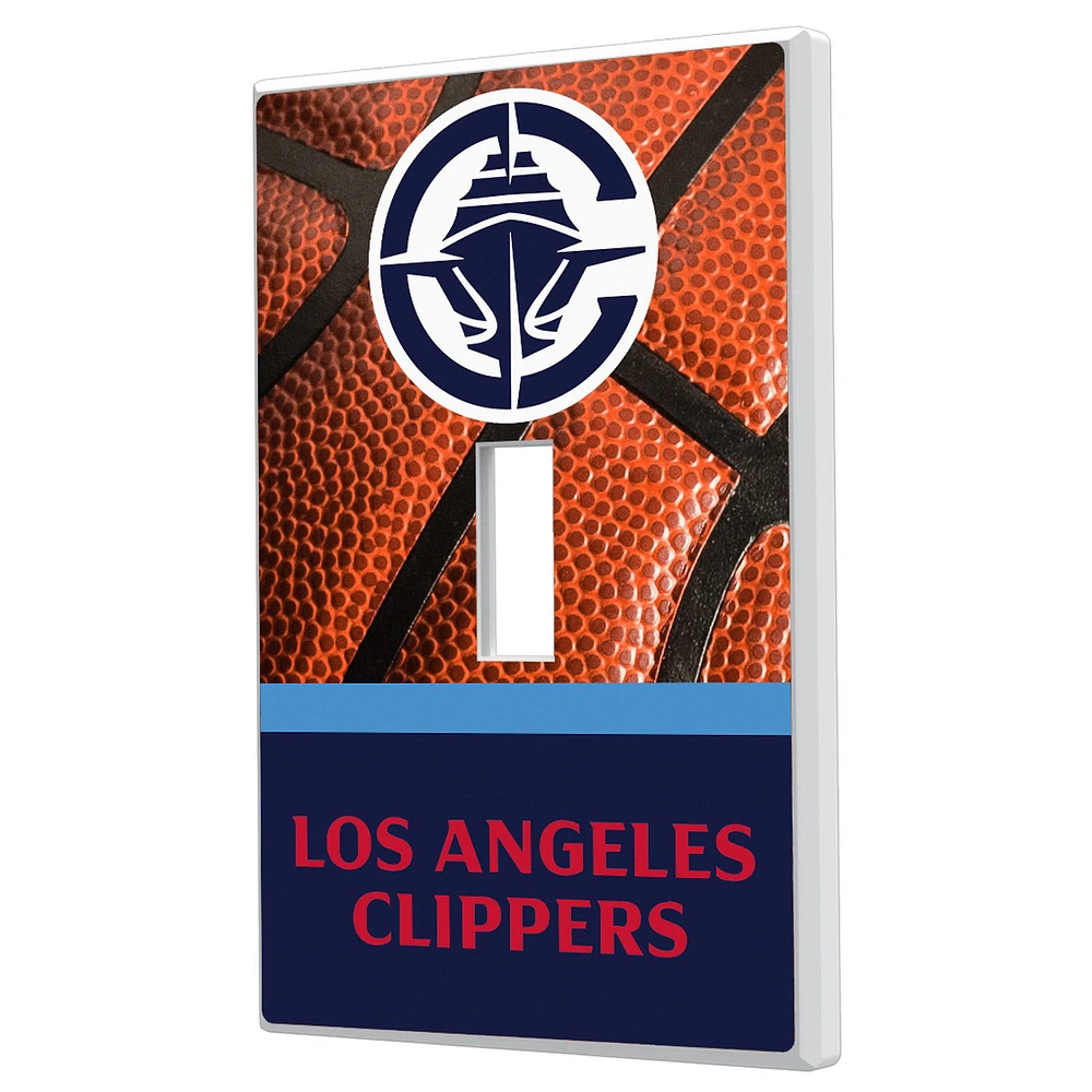 Keyscaper LA Clippers Basketball Design Single Toggle Lightswitch Plate