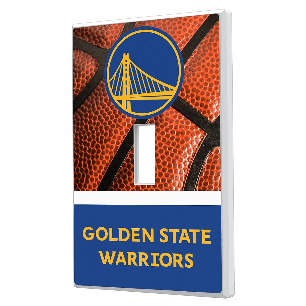 Keyscaper Golden State Warriors Basketball Design Single Toggle Lightswitch Plate