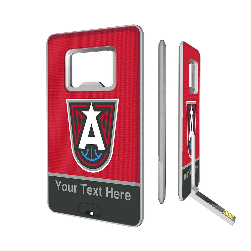Atlanta Dream Personalized Credit Card USB Drive & Bottle Opener