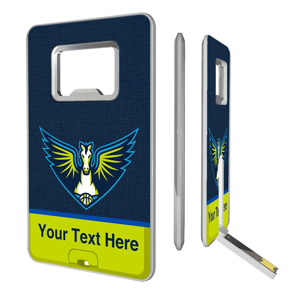 Dallas Wings Personalized Credit Card USB Drive & Bottle Opener