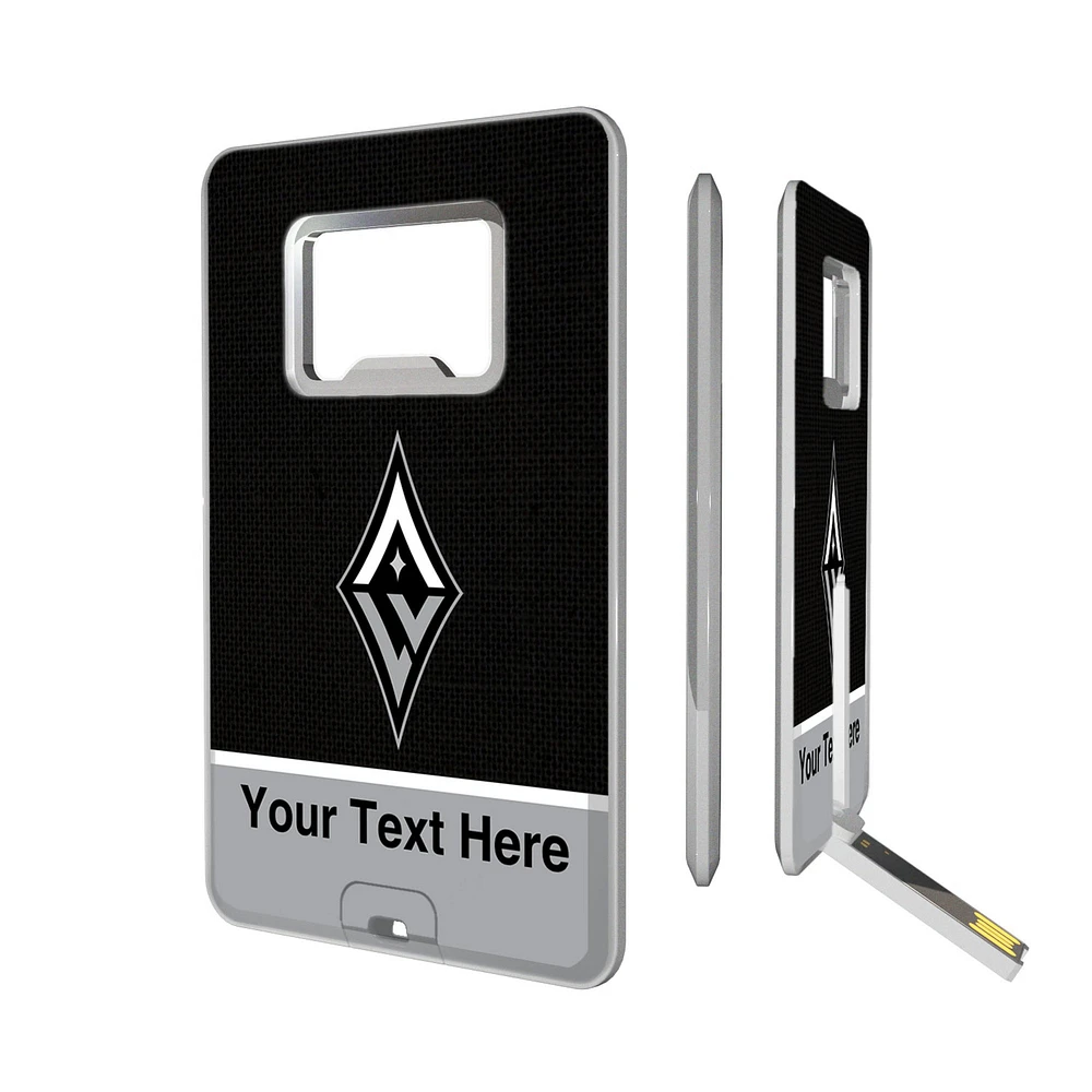 Las Vegas Aces Personalized Credit Card USB Drive & Bottle Opener