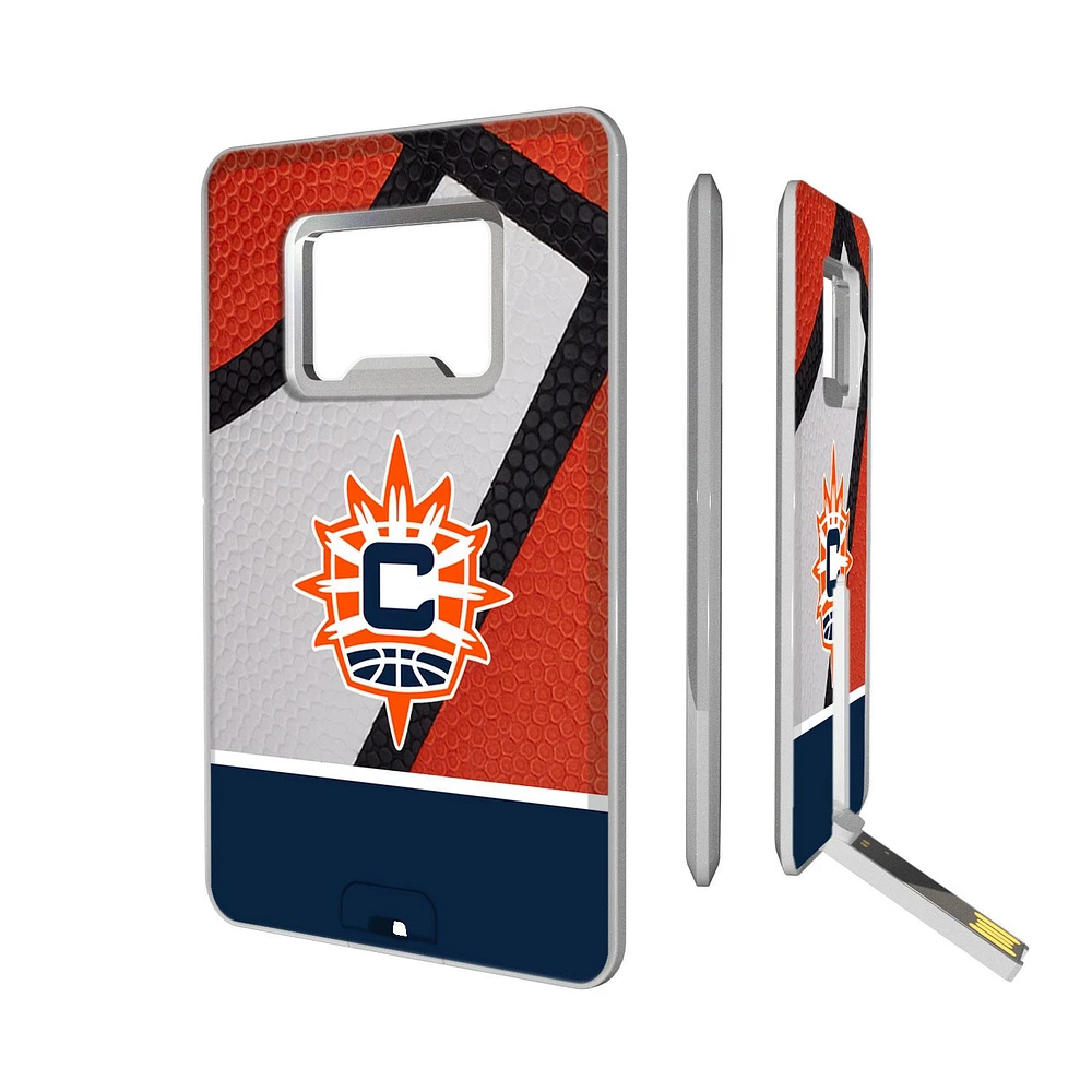 Connecticut Sun Basketball Credit Card USB Drive & Bottle Opener