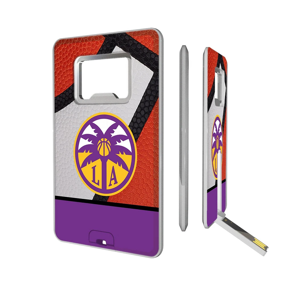 Los Angeles Sparks Basketball Credit Card USB Drive & Bottle Opener