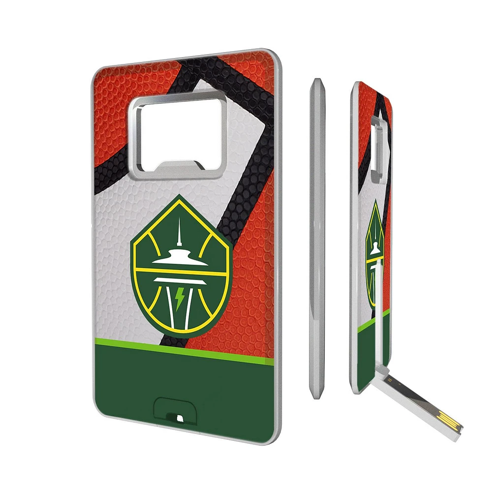 Seattle Storm Basketball Credit Card USB Drive & Bottle Opener