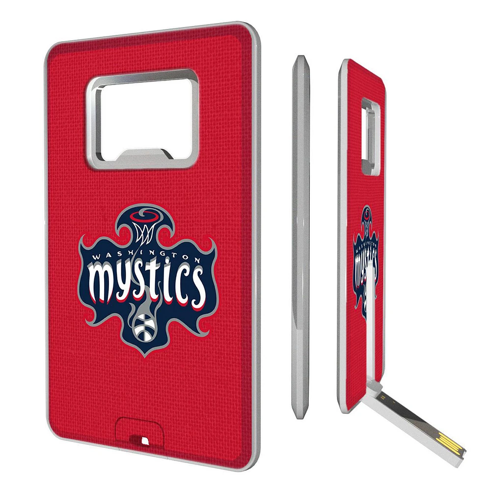 Washington Mystics Credit Card USB Drive & Bottle Opener