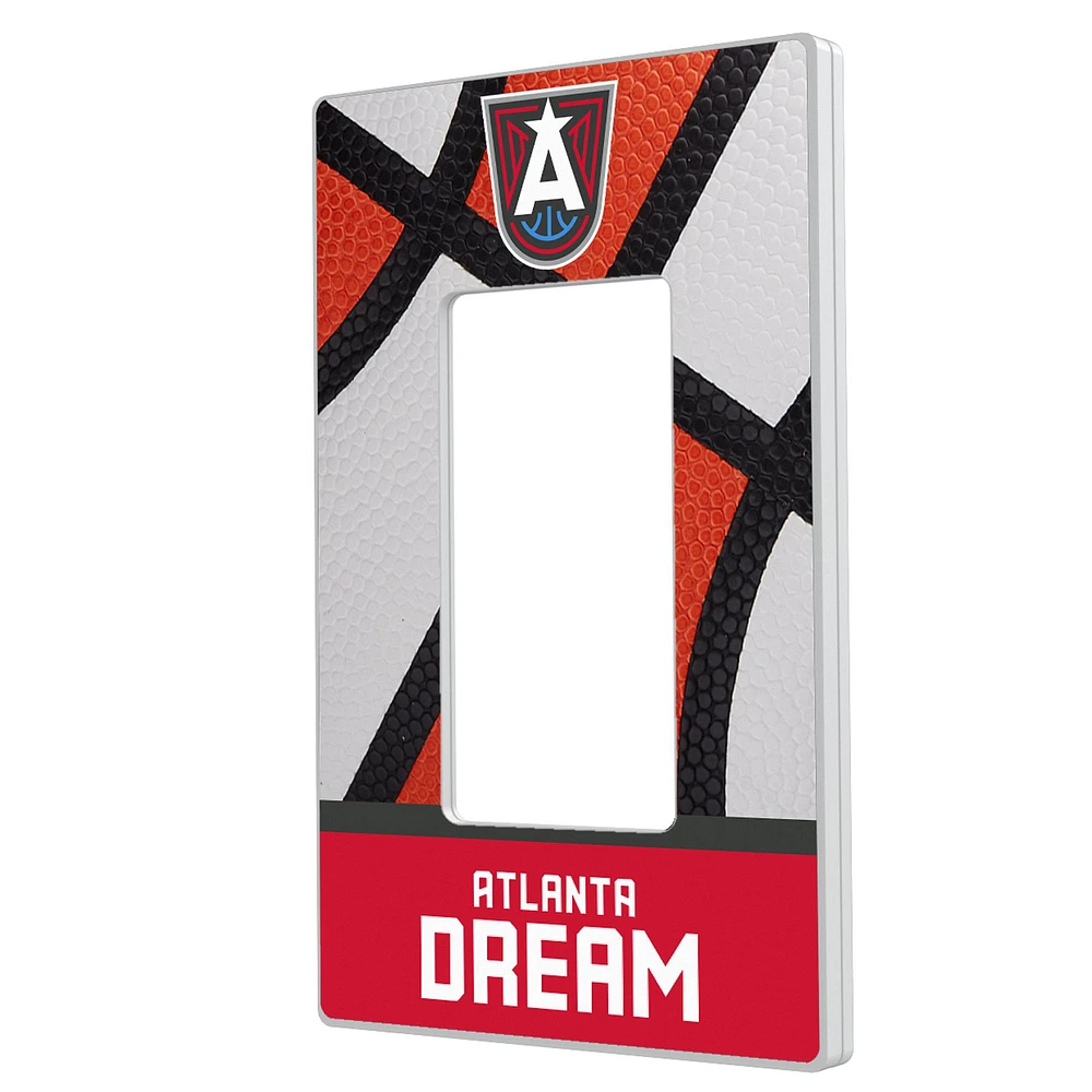 Atlanta Dream Basketball Single Rocker Lightswitch Plate