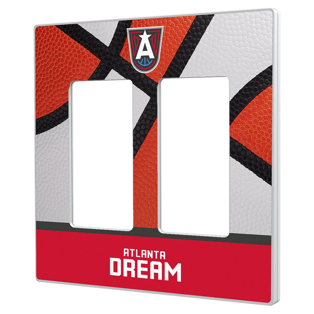 Atlanta Dream Basketball Double Rocker Lightswitch Plate