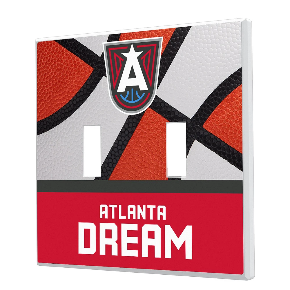 Atlanta Dream Basketball Double Toggle Lightswitch Plate