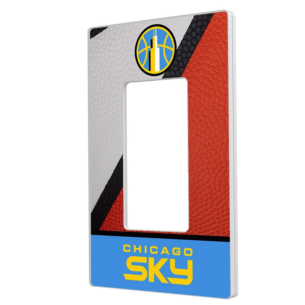 Chicago Sky Basketball Single Rocker Lightswitch Plate