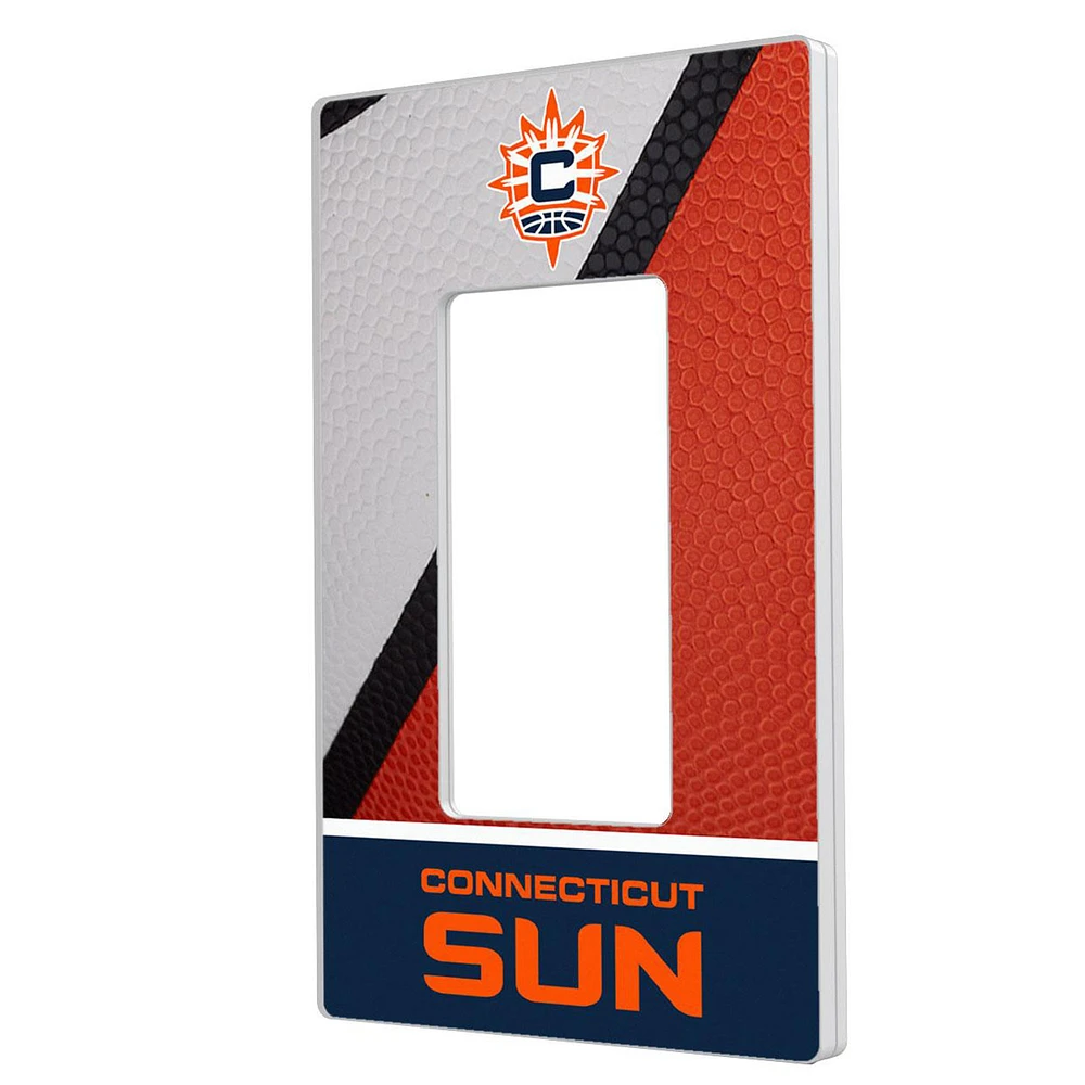 Connecticut Sun Basketball Single Rocker Lightswitch Plate