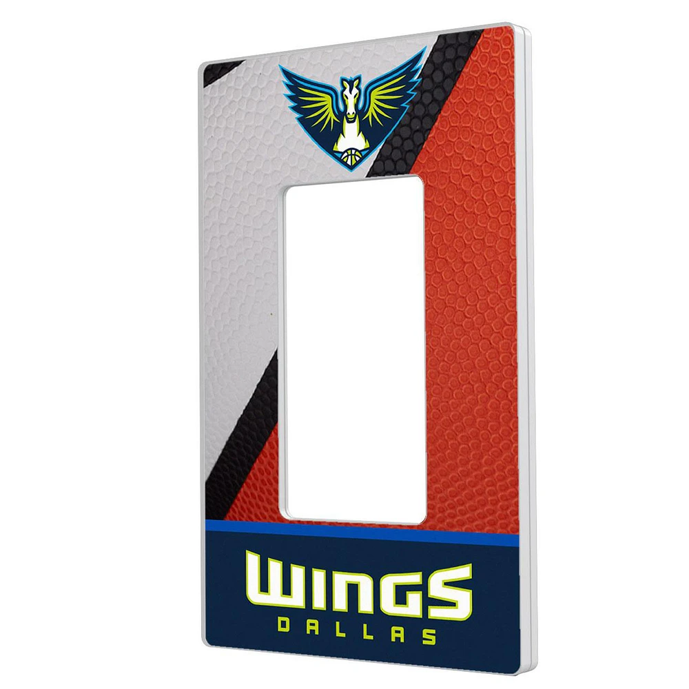 Dallas Wings Basketball Single Rocker Lightswitch Plate