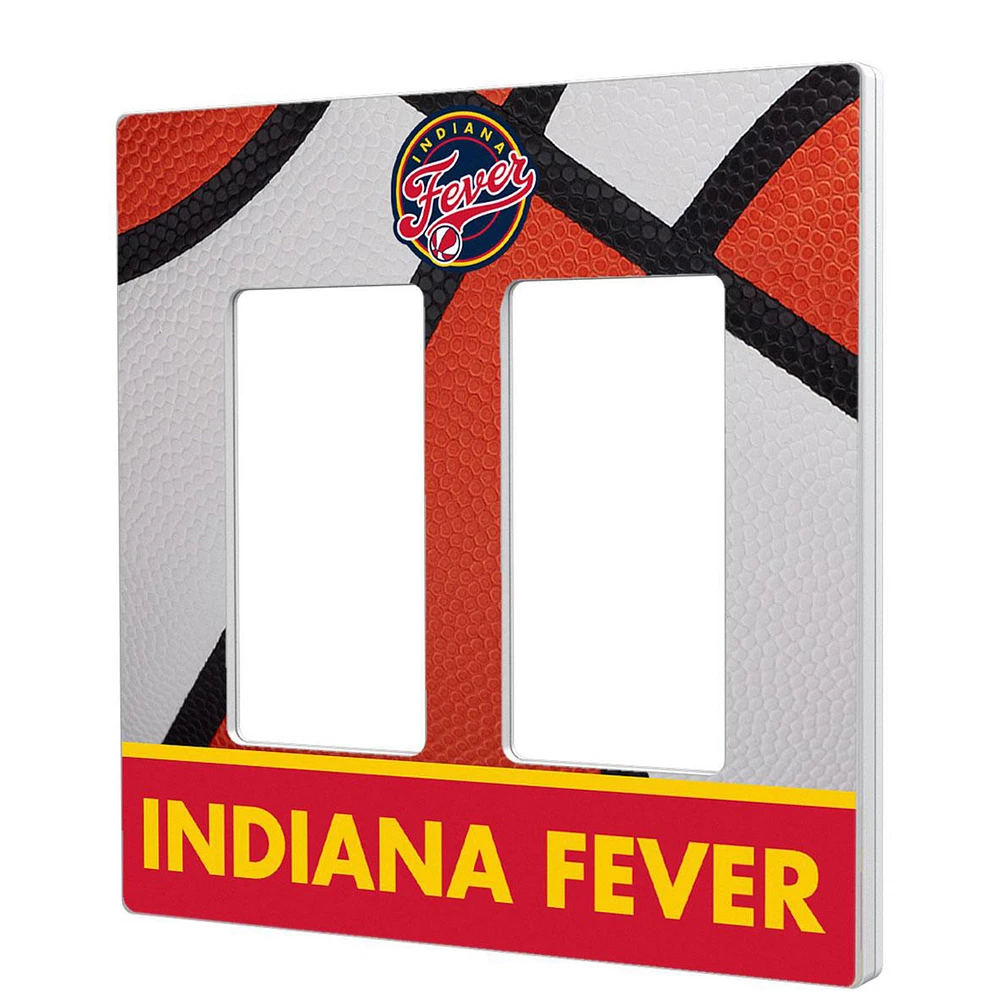 Indiana Fever Basketball Double Rocker Lightswitch Plate